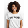 Camiseta Qué Pechá - expresión típica de Málaga - palabras Malaguitas populares de los Malagueños. Significa que estás harto