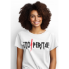 Camiseta Tó Perita estilo Rock, expresión típica malagueña de la población Malaguita. Significa algo que está muy bien