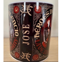 Taza Héroes del Silencio Live in Germany personalizada con el nombre. Ideal como regalo de cumpleaños, día del padre, navidad