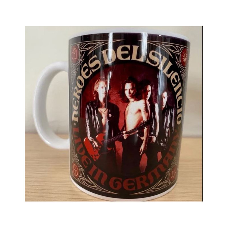 Taza Héroes del Silencio Live in Germany personalizada con el nombre