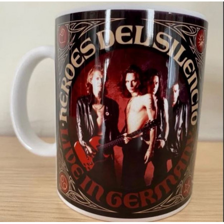 Taza Héroes del Silencio Live in Germany personalizada con el nombre