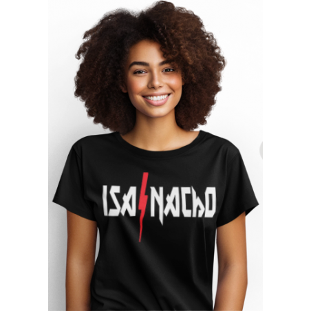 Camiseta para parejas con los nombres al estilo de Rock