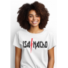 Camiseta para parejas con los nombres al estilo de Rock. Un regalo original si quieres sorprender a tu pareja
