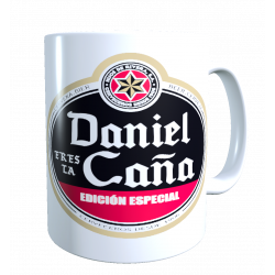 Taza personalizada logo Estrella Galicia con el nombre
