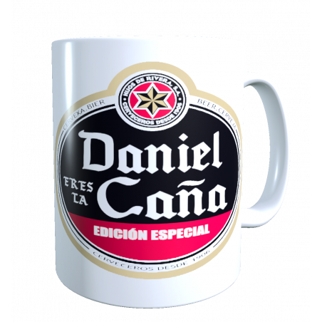 Taza personalizada logo Estrella Galicia con el nombre