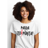 Camiseta Tó Perita estilo Rock personalizada con el nombre, expresión típica malagueña de la población Malaguita.