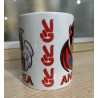 Taza personalizada Arta Game Artamonio con el nombre que quieras, ideal como regalo de cumpleaños, navidad, para niñas y niños