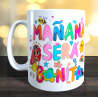 Taza Karol G personalizada -  mañana será bonito - con el nombre que quieras. El regalo ideal para los fans de la cantante