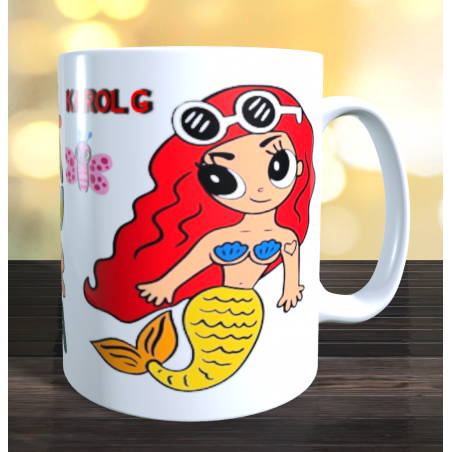Taza Karol G personalizada -  mañana será bonito con el nombre