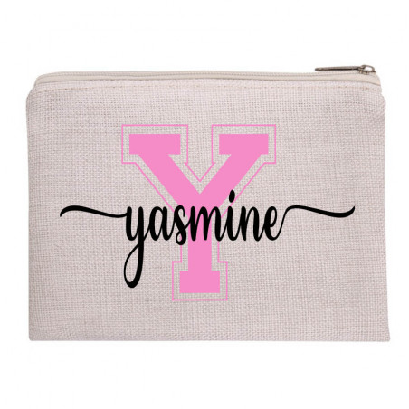 Neceser personalizado con inicial y el nombre