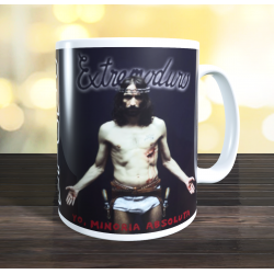 Taza Extremoduro yo minoría absoluta personalizada con el nombre