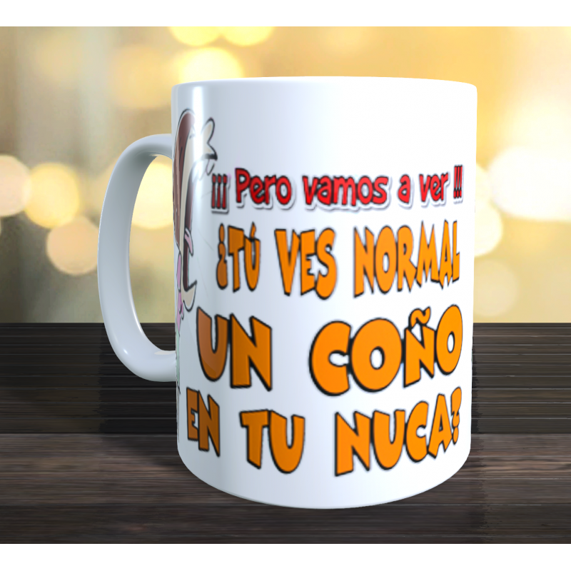Taza ¿Tú ves normal un coño en tu nuca? - La Isla de las Tentaciones - Alba
