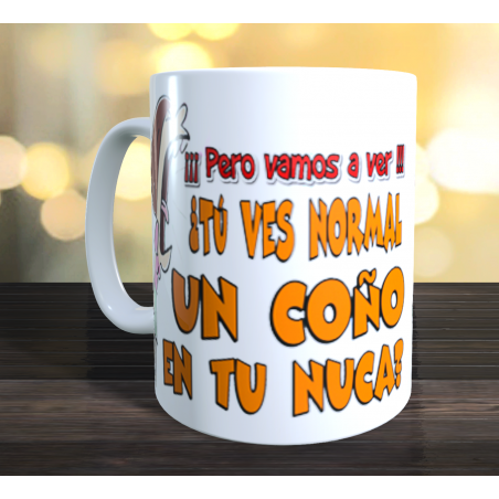 Taza ¿Tú ves normal un coño en tu nuca? - La Isla de las Tentaciones - Alba