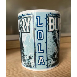 Taza Bunbury personalizada Huracán ambulante, con el nombre que quieras, Ideal como regalo de cumpleaños para los fans