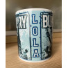 Taza Bunbury personalizada Huracán ambulante, con el nombre que quieras, Ideal como regalo de cumpleaños para los fans