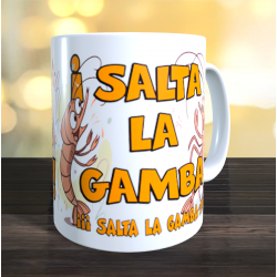 Taza salta la gamba - la isla de las tentaciones - Montoya