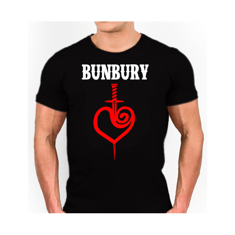 Camiseta Bunbury logo corazón