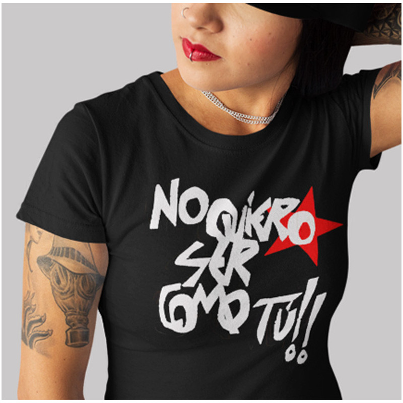 Camiseta Extremoduro No quiero ser como tú - logo con estrella roja