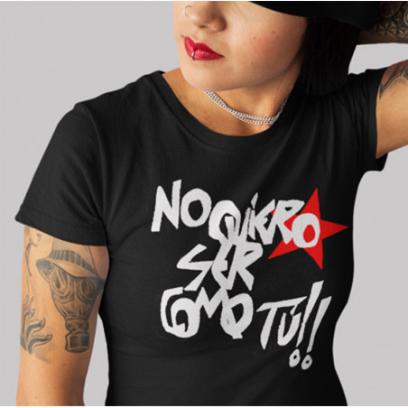 Camiseta Extremoduro No quiero ser como tú - logo con estrella roja