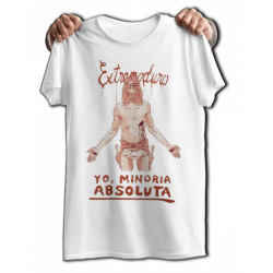 Camiseta Extremoduro Yo minoría absoluta - dibujo