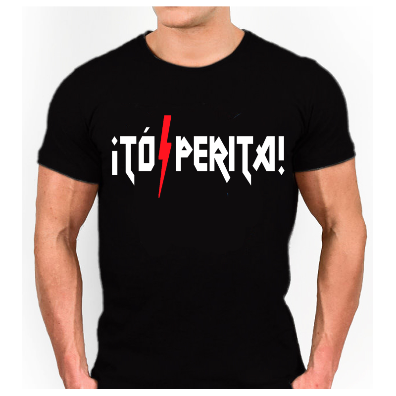 Camiseta Tó Perita estilo Rock, expresión típica malagueña d Camiseta Tó Perita estilo Rock, expresión típica malagueña d