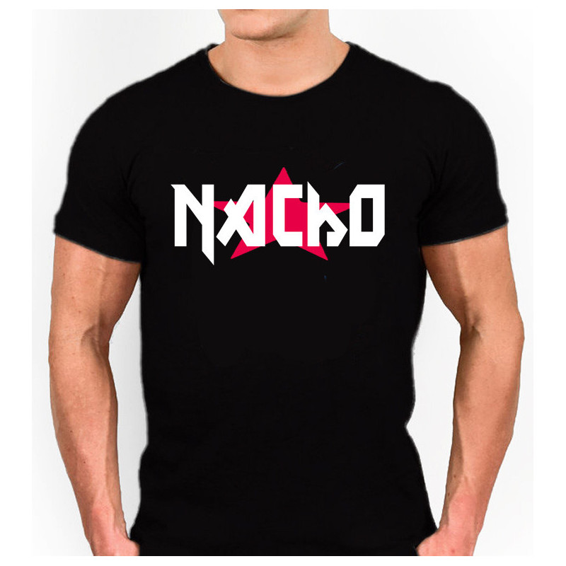 Camiseta personalizada con el nombre estilo rock alternativo