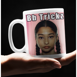 Taza Bb Trickz personalizada con el nombre