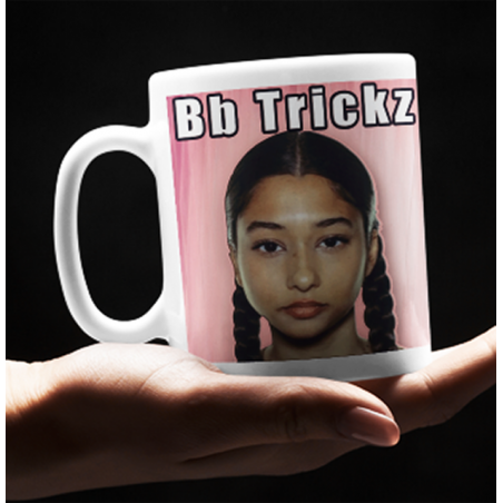 Taza Bb Trickz personalizada con el nombre