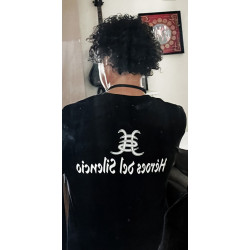 Camiseta Héroes del Silencio diseño El espíritu del vino impresión en delantera mangas y espalda, ideal como regalo de cumpleaño