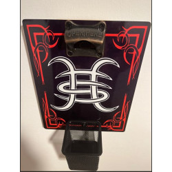 Abridor de botellas de pared de Héroes del Silencio diseño estilo vinilo El espíritu del vino. Un artículo ideal como regalo