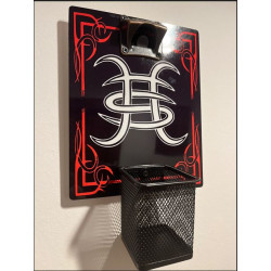 Abridor de botellas de pared de Héroes del Silencio diseño estilo vinilo El espíritu del vino. Un artículo ideal como regalo