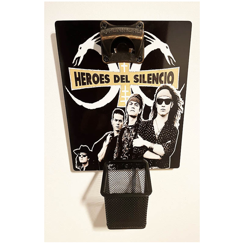 Abridor de pared Héroes del Silencio - abrebotellas de cerveza