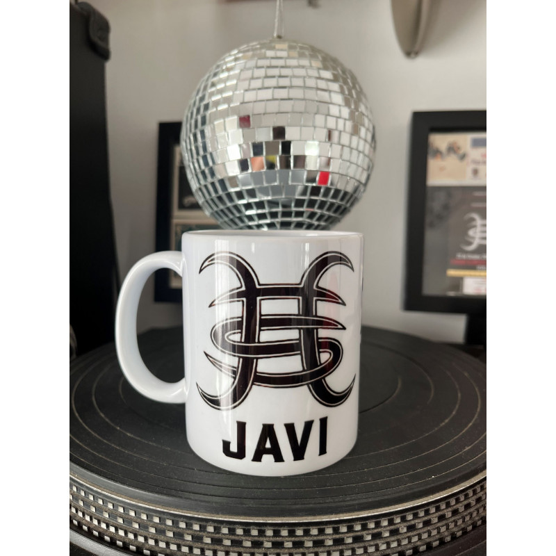 Taza Héroes del Silencio logo personalizado con el nombre