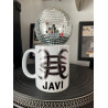 Taza Héroes del Silencio logo personalizado con el nombre