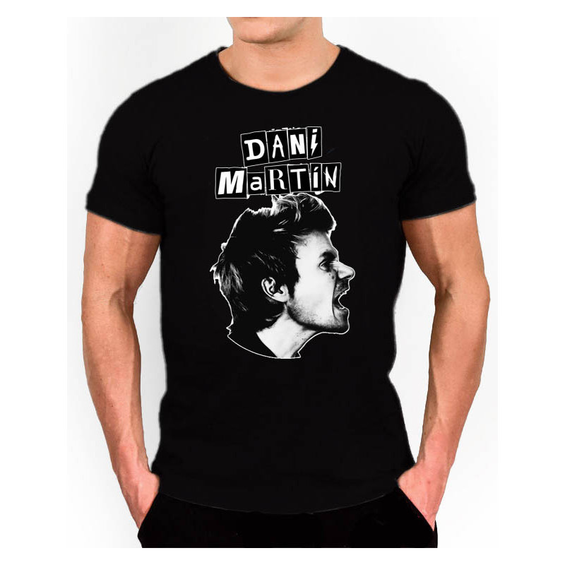 Camiseta Dani Martín diseño estilo gira 25 p años