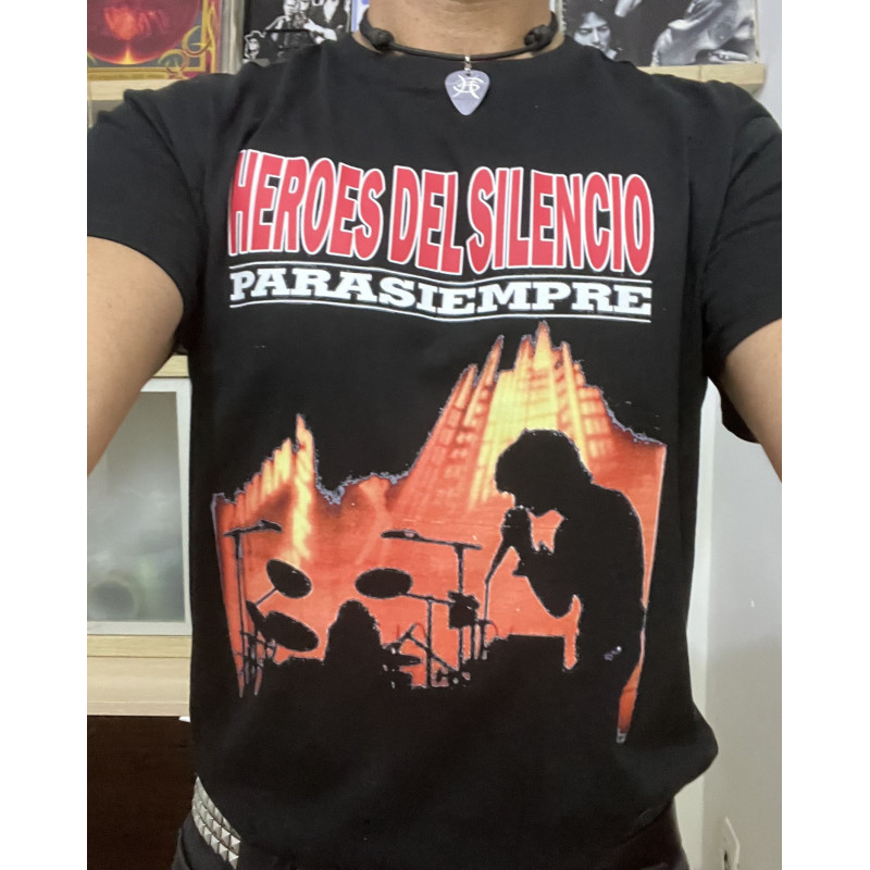 Camiseta Héroes del Silencio diseño Parasiempre