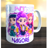 Taza personalizada K-Pop Demon Hunters con el nombre que quieras. Un regalo ideal para los seguidores de la popular película.