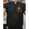 Camiseta Bunbury corazón sagrado con estampación en pecho y espalda
