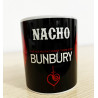 Taza Bunbury Nuevas Mutaciones Tour 2026 personalizada con el nombre que quieras, ideal como regalo para los fans de Bunbury