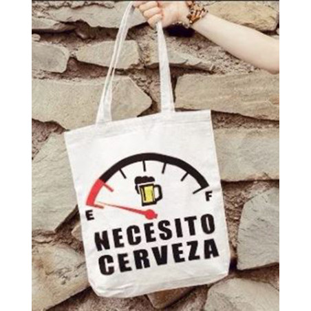 Totebag Necesito cerveza