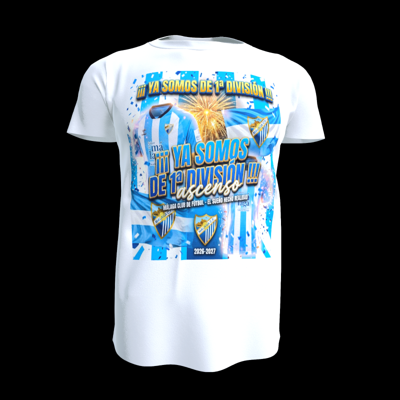 Camiseta Málaga CF ¡¡¡ Ya somos de Primera División!!!