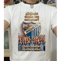 Camiseta CF ¿Dónde están los cohetes?, ¿los cohetes dónde están?