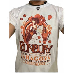 Camiseta Bunbury Gira 2024 Zaragoza La Romareda