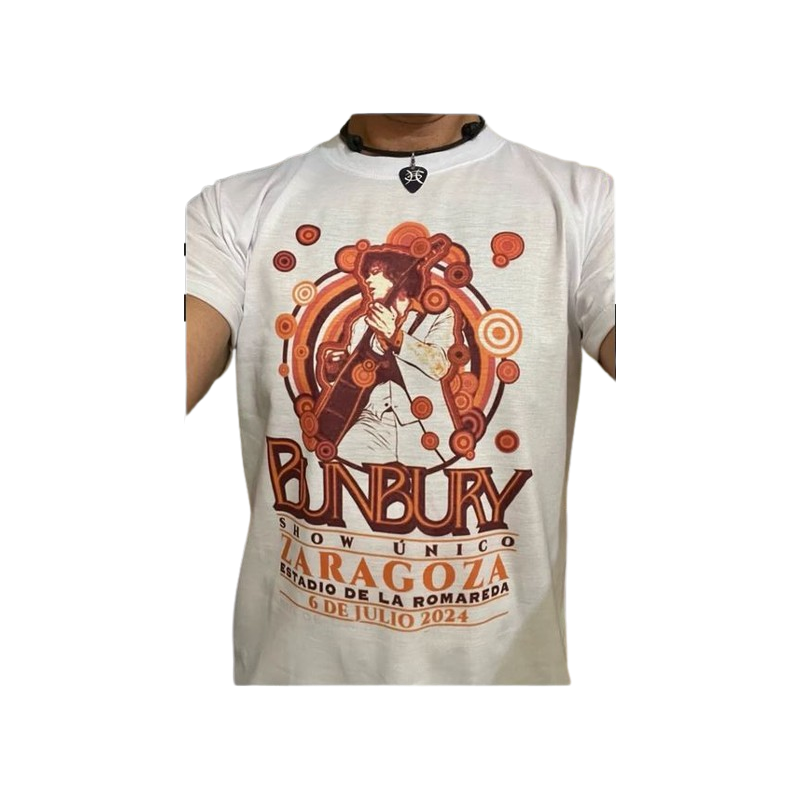 Camiseta Bunbury Gira 2024 Zaragoza La Romareda