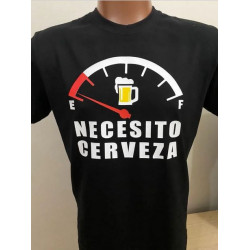 Camiseta Necesito cerveza
