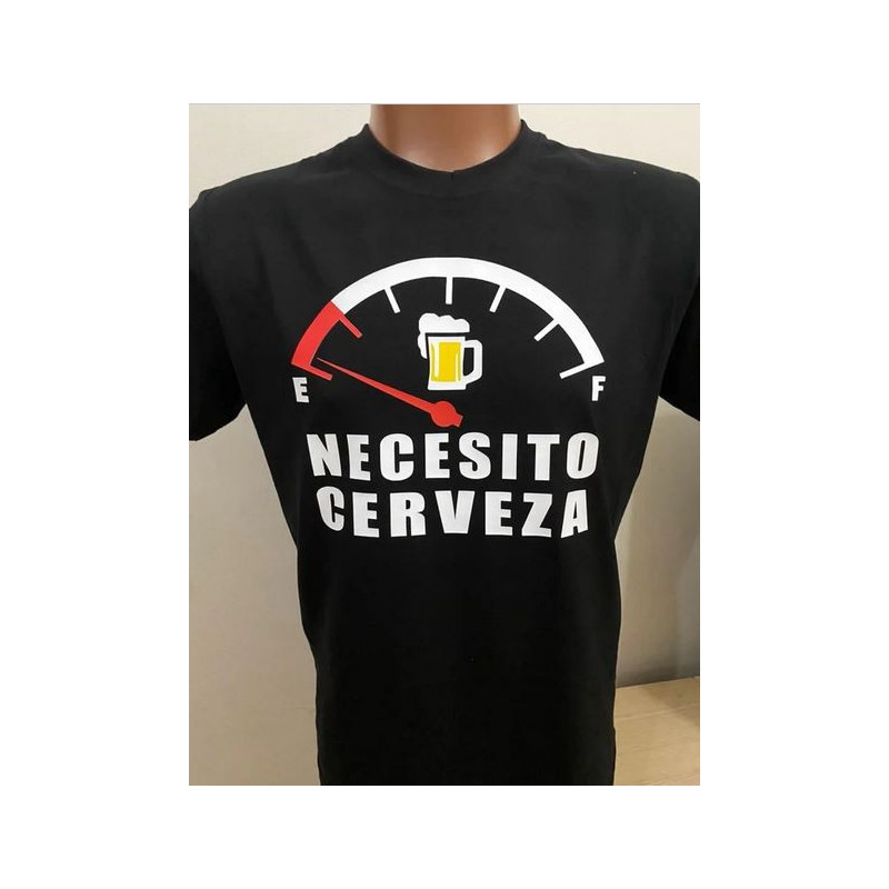 Camiseta Necesito cerveza