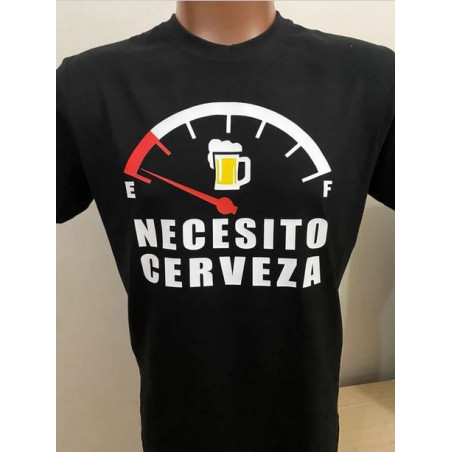 Camiseta Necesito cerveza