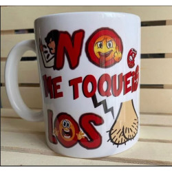 Taza No me toquéis los huevos