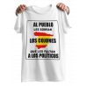 Camiseta Al pueblo le sobran los cojones que le faltan a los políticos