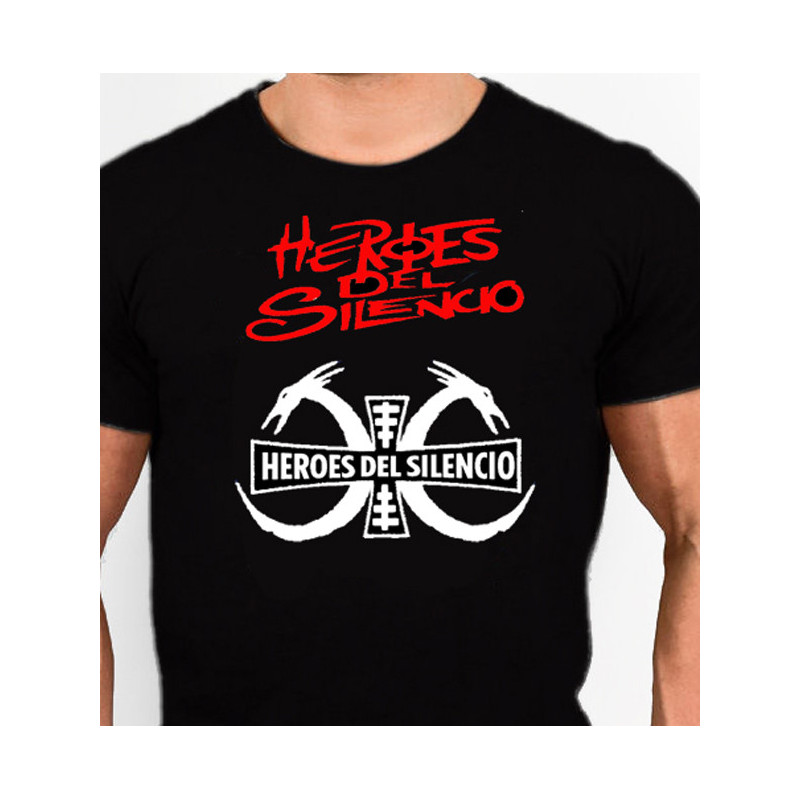 Camiseta Héroes del Silencio logo senderos de traición